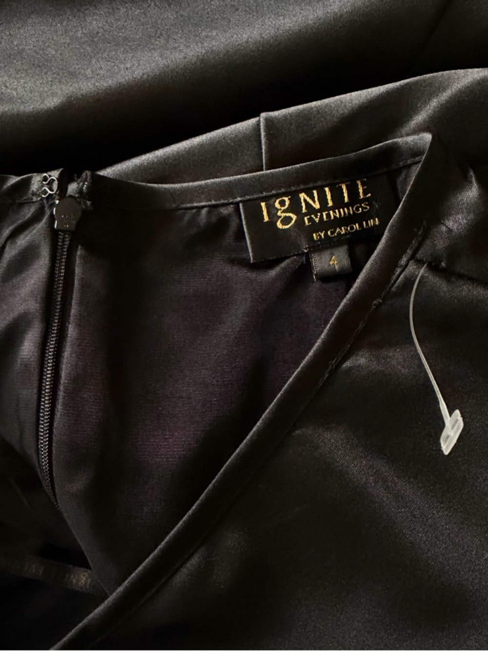IGNITE Evenings By Carol Lin Satin Mermaid Formal Maxi Skirt - Picture 6 of 7